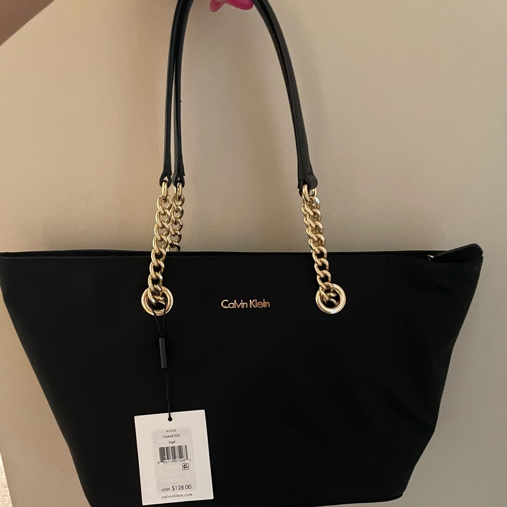 BRAND NEW Black Calvin Klein Mini Tote